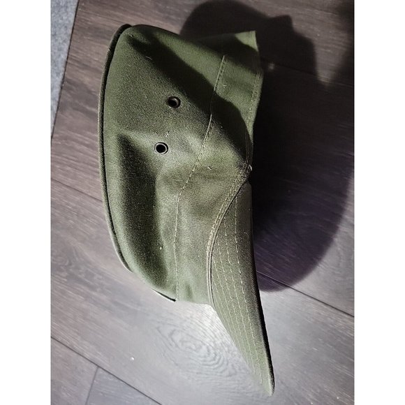 Louisville Spring Up US Army Korean War Service Cap 6 7/8  Green Captain Bars - Picture 7 of 7